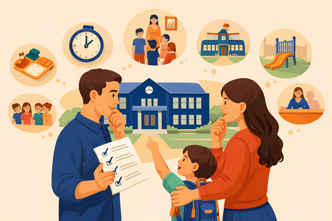 Pais portugueses com checklist a avaliar escola para o filho antes da matrícula 2026/2027