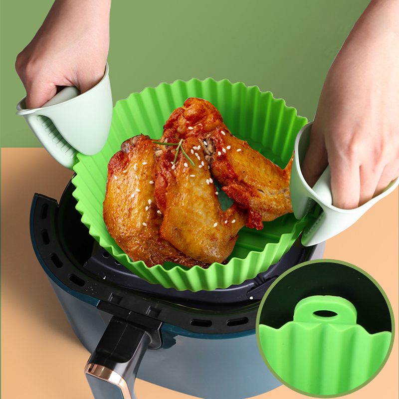 Assadeira de silicone Air Fryer + E-book com 150 Páginas