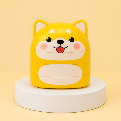 Carimbo Personalizado Animals Dual - Com tinta preta e branca