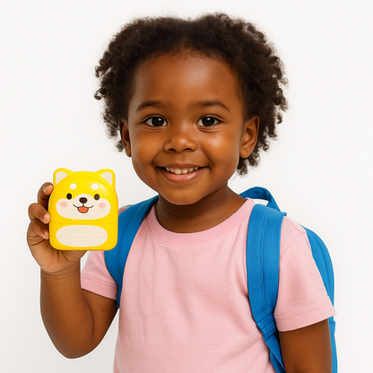 Carimbo Personalizado Animals Dual - Com tinta preta e branca